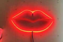 Néon LED bouche rouge 30cm USB décoration murale - NuRRe3D Amiens