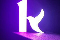 Logo lumineux personnalisé en impression 3D Amiens - NuRRe3D
