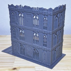 starter kit ruines warhammer 40k set d'angle complet avec footprint wtc décors gothiques 28mm / 32mm